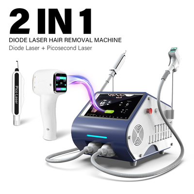 Máquina de remoção de cabelo a laser de diodo 220V / 110V 808nm 15,6 polegadas tela sensível ao toque colorida